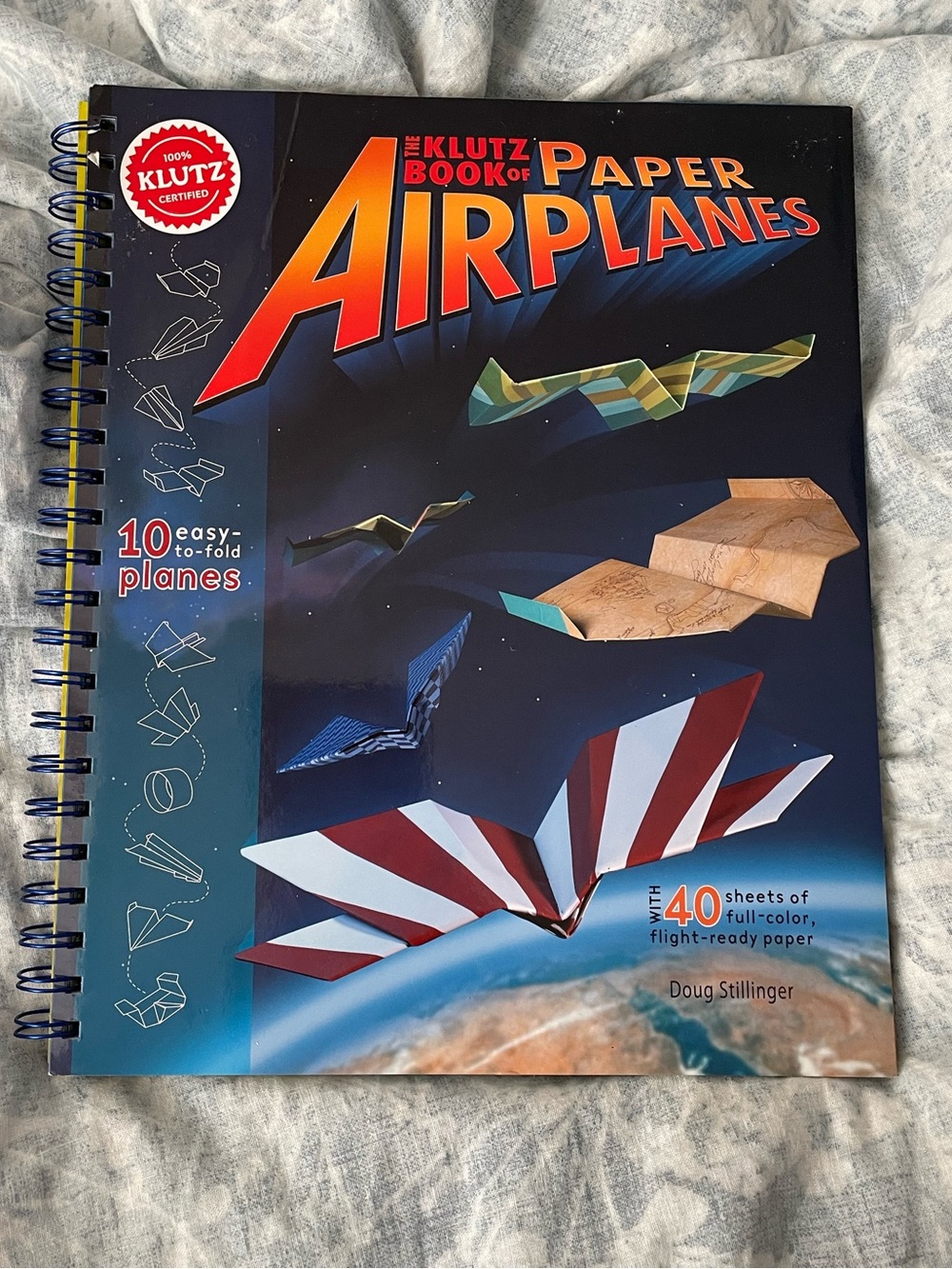 new- the klutz book of paper airplanes DIY activity book paper planes